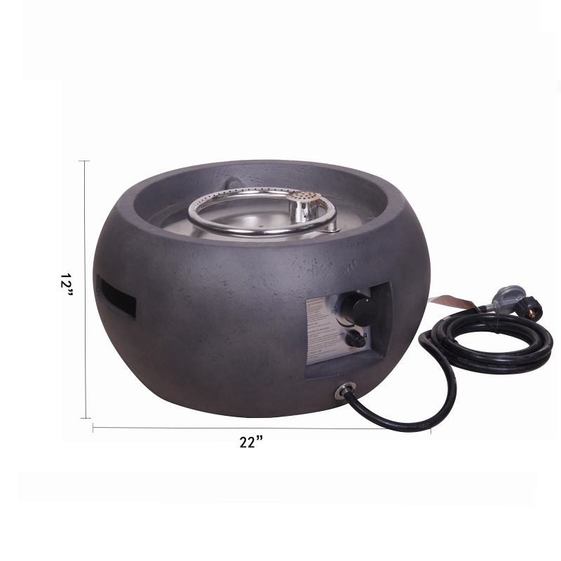 Xspracer 22-in W 40000-BTU Gas Fire Pit
