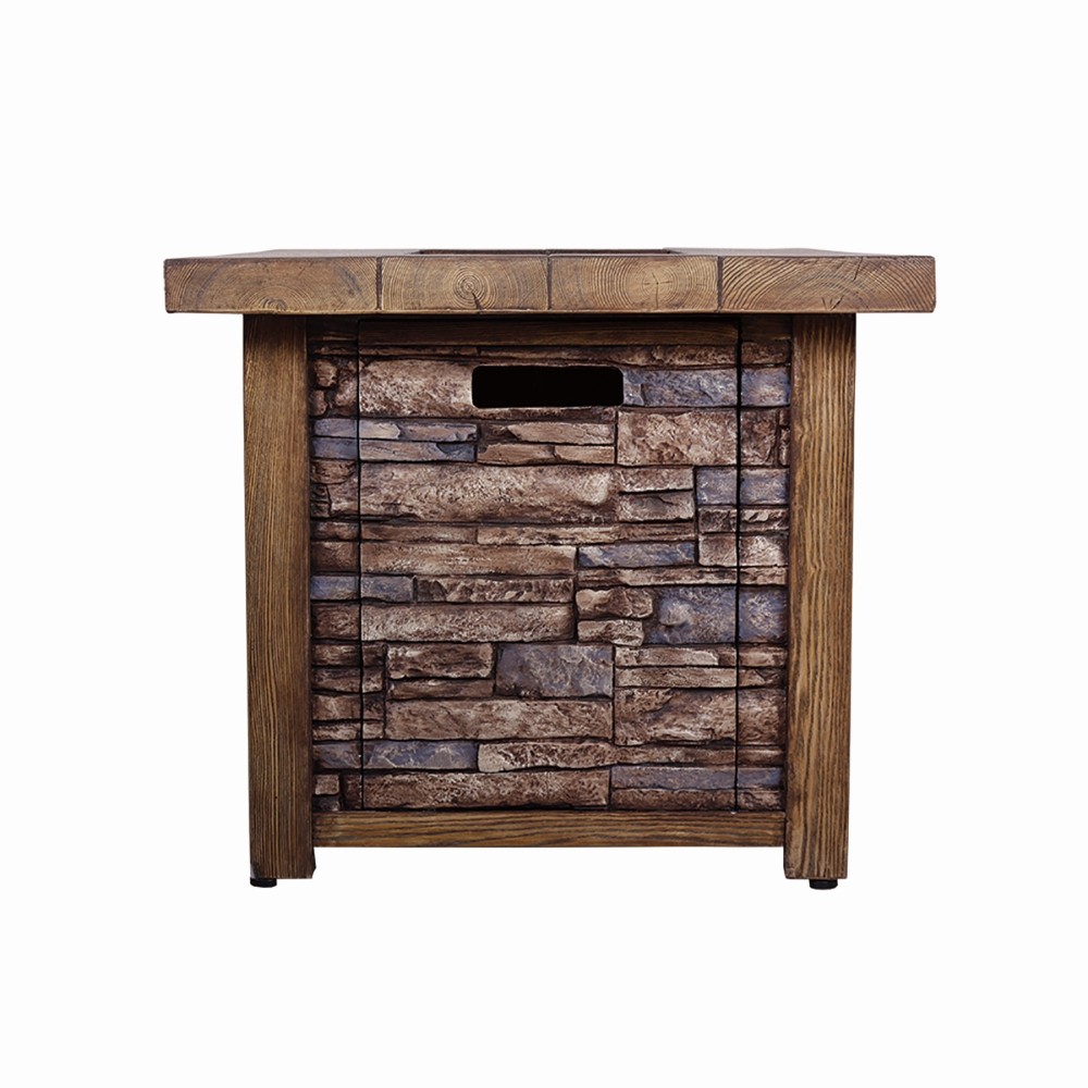 Xspracer 44-in W 50000-BTU Gas Fire Pit Table