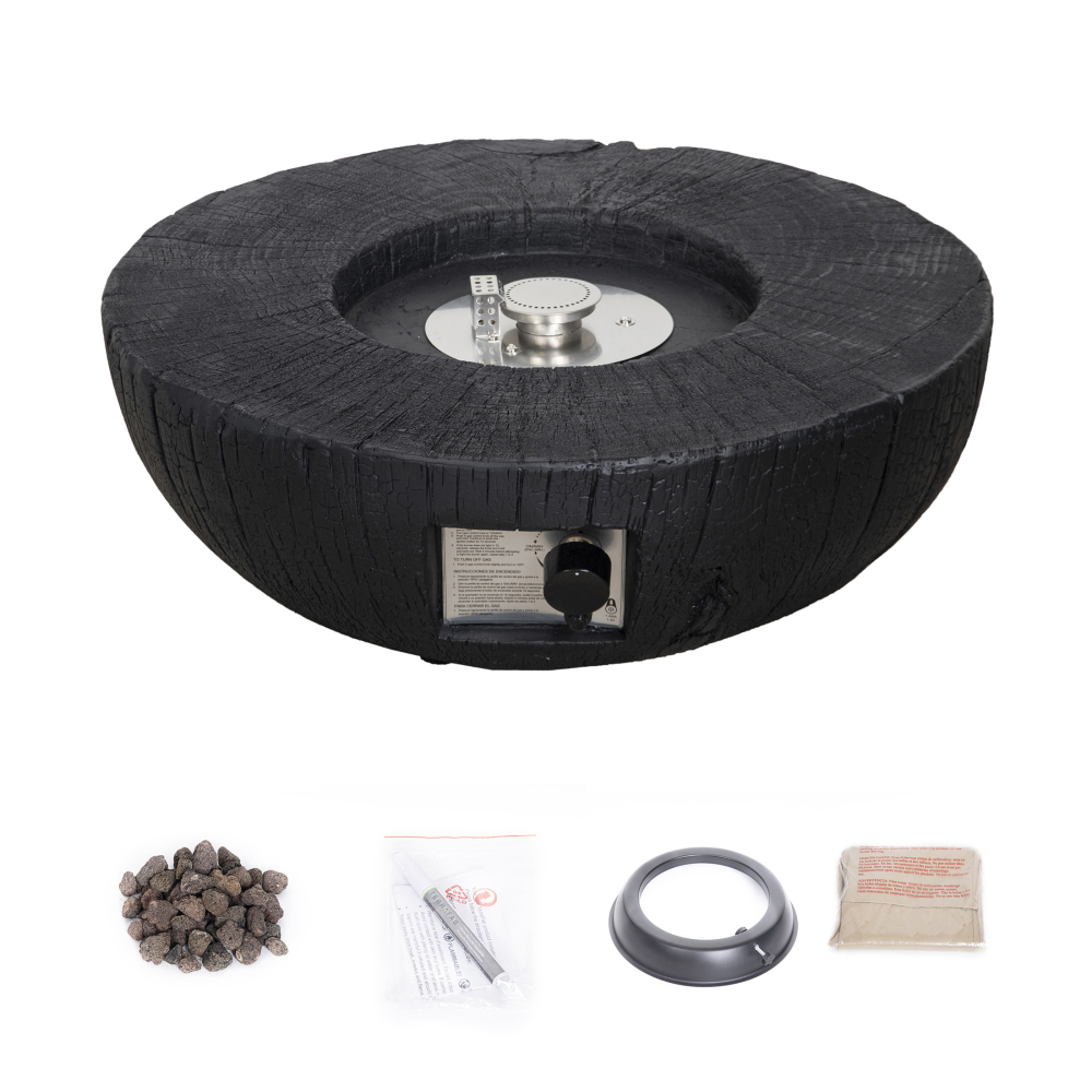 Xspracer 28-in W 30000-BTU Gas Fire Pit
