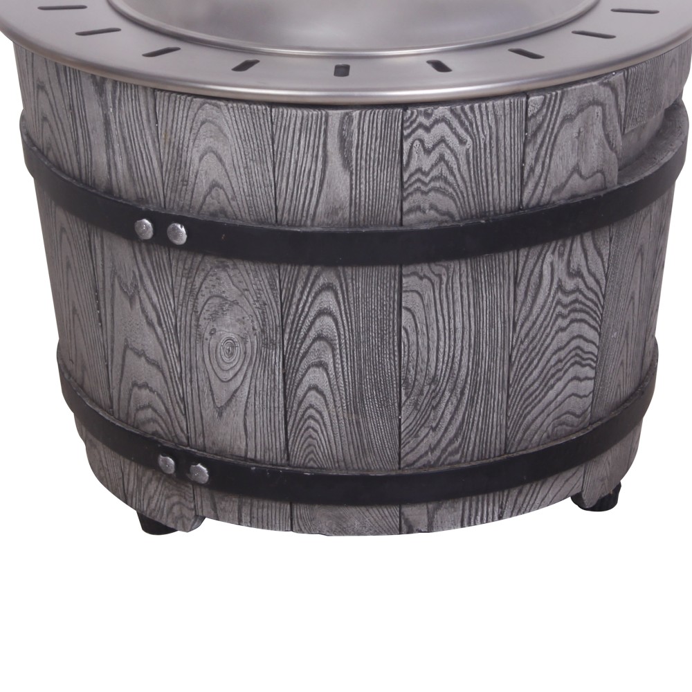 Xspracer 20.5-in W Stainless Steel Gas Fire Pit Table