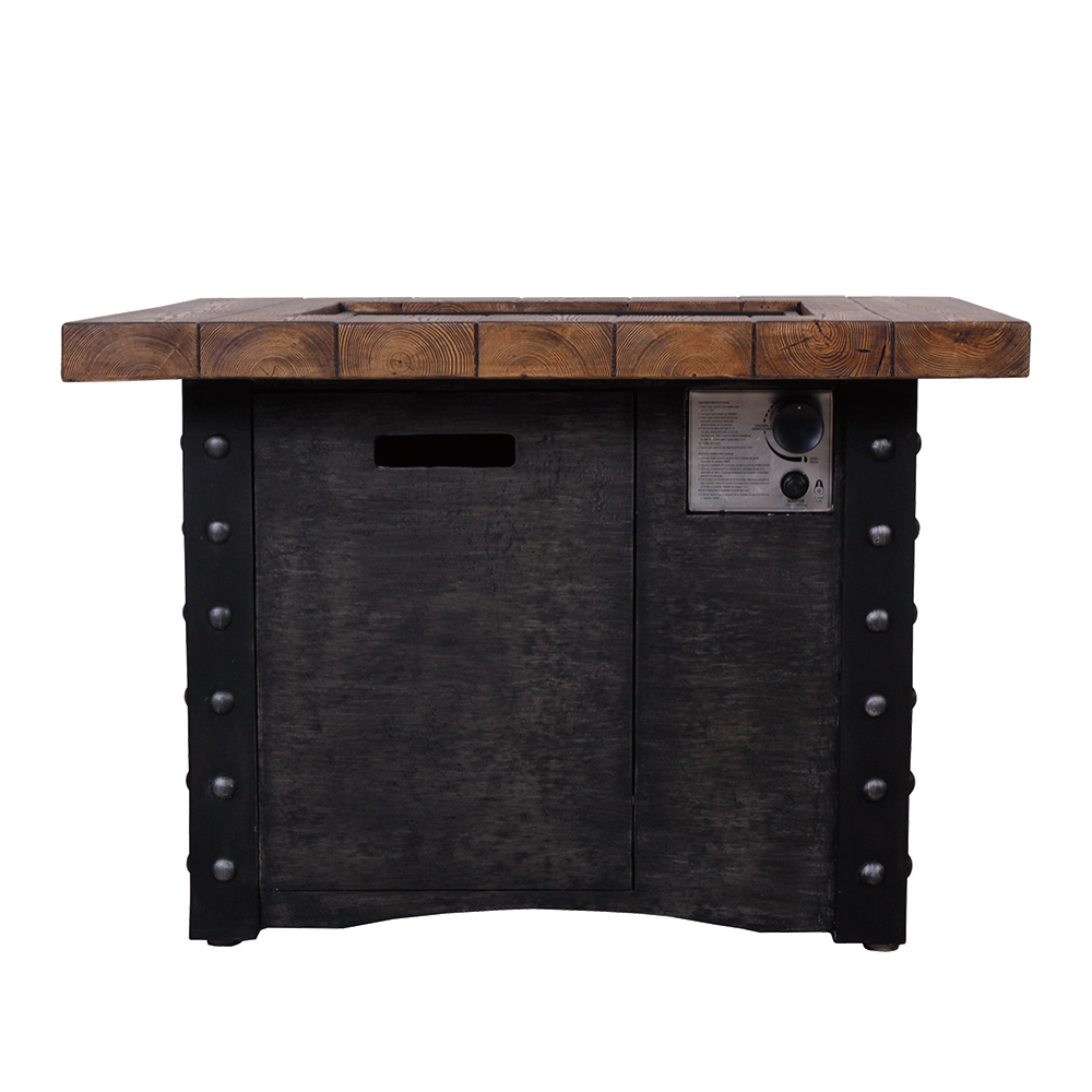 Xspracer 35-in W 50000-BTU Gas Fire Pit Table
