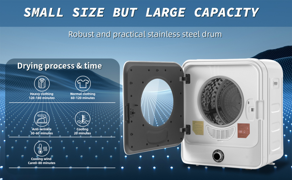 1.95-cu ft Portable Electric Dryer