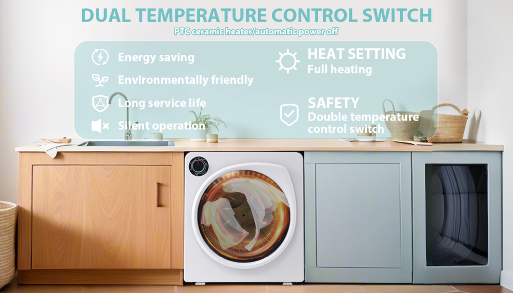 2.6-cu ft Portable Electric Dryer