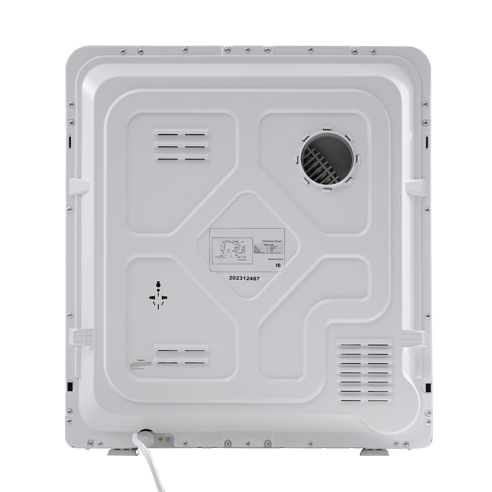 2.6-cu ft Portable Electric Dryer
