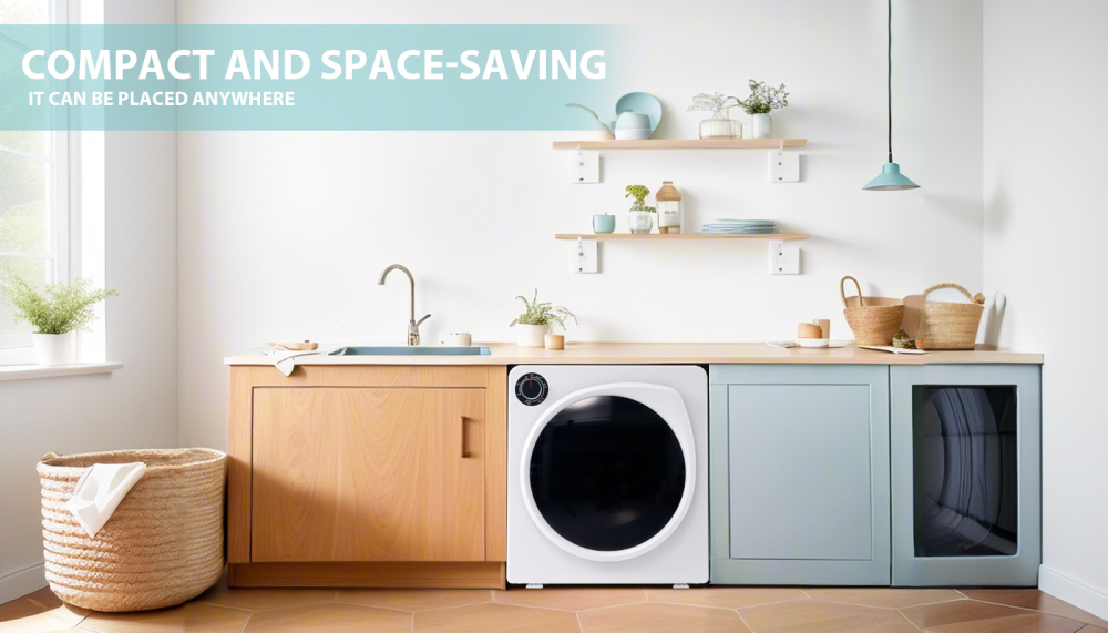 2.6-cu ft Portable Electric Dryer