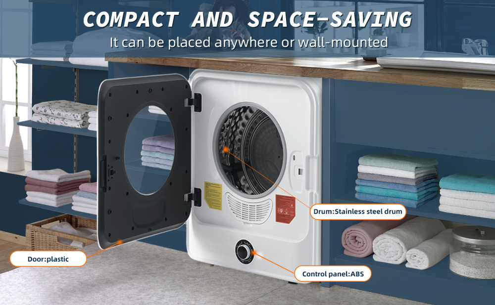 1.95-cu ft Portable Electric Dryer