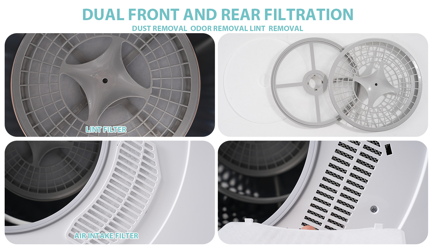 2.6-cu ft Portable Electric Dryer