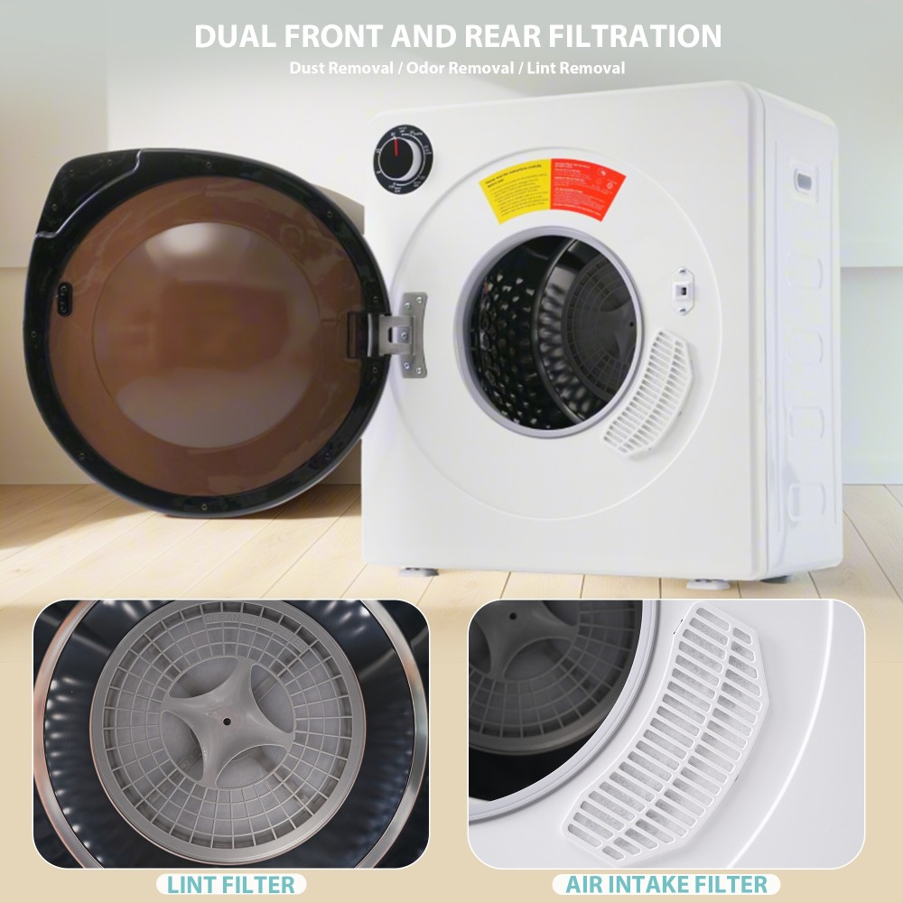 2.6-cu ft Portable Electric Dryer