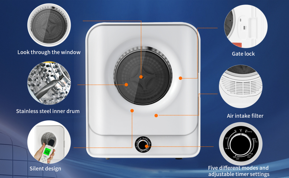 1.95-cu ft Portable Electric Dryer