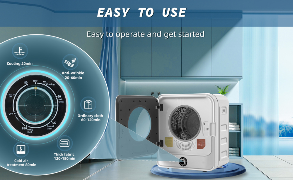 1.95-cu ft Portable Electric Dryer