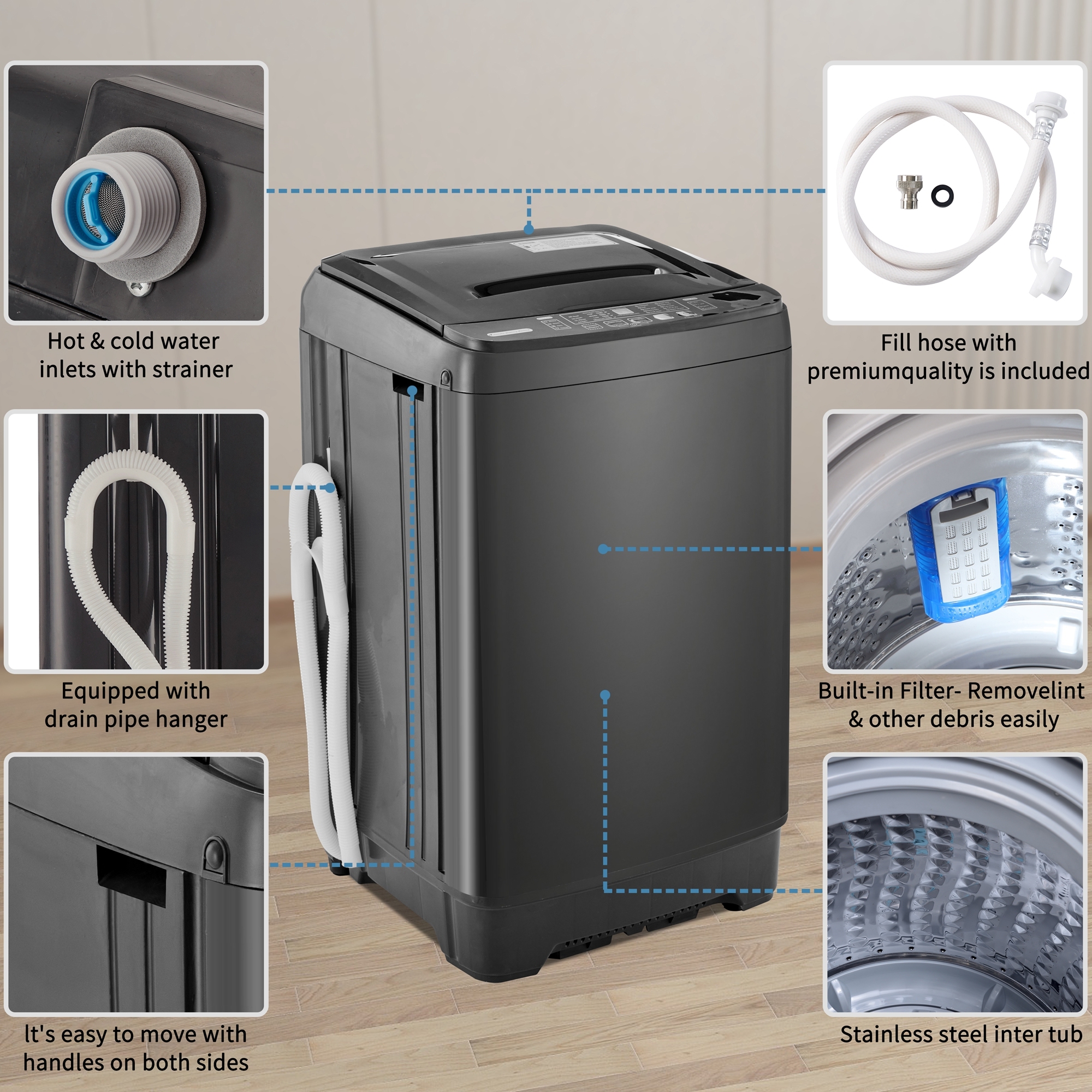 2.3-cu ft Compact Top-Load Washer