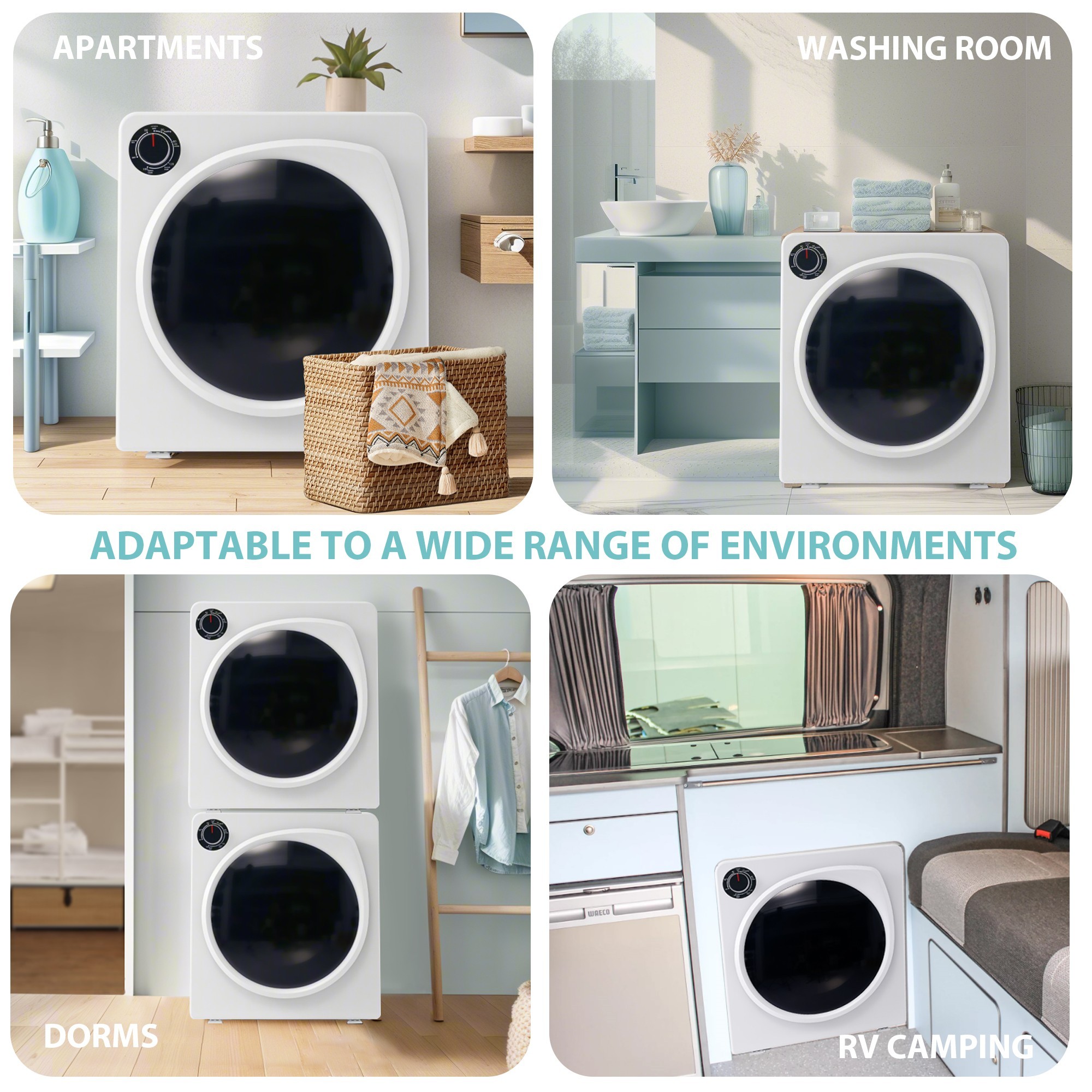 2.6-cu ft Portable Electric Dryer