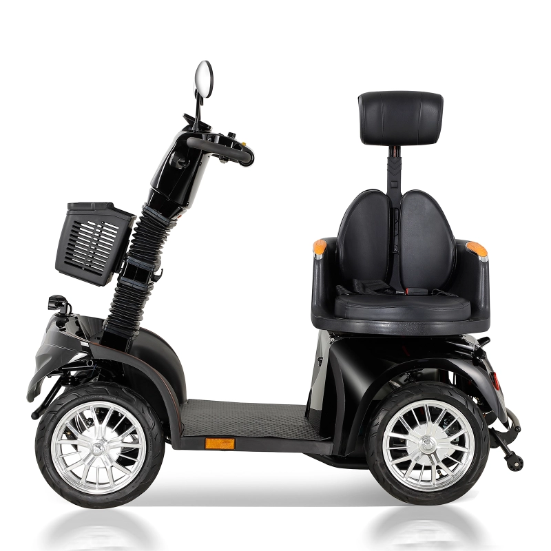 Xspracer DJ2D-Black 4 Wheels Heavy Duty Mobility Scooter