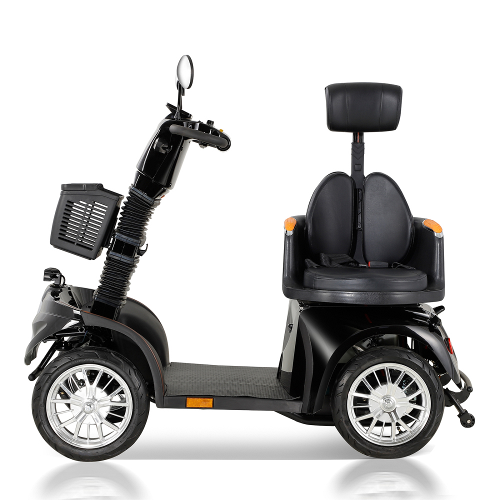 Xspracer DJ2D-Black 4 Wheels Heavy Duty Mobility Scooter