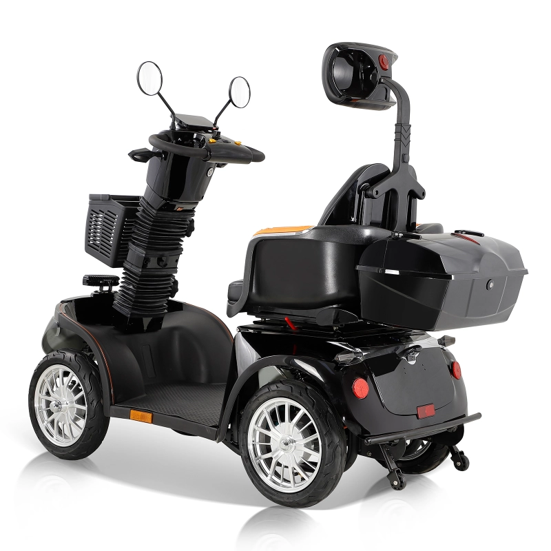 Xspracer DJ2D-Black 4 Wheels Heavy Duty Mobility Scooter