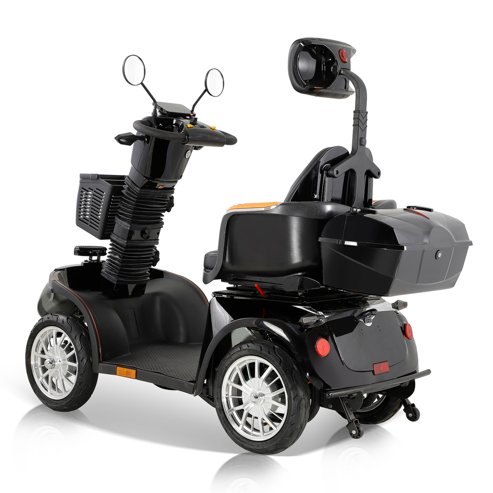 Xspracer DJ2D-Black 4 Wheels Heavy Duty Mobility Scooter