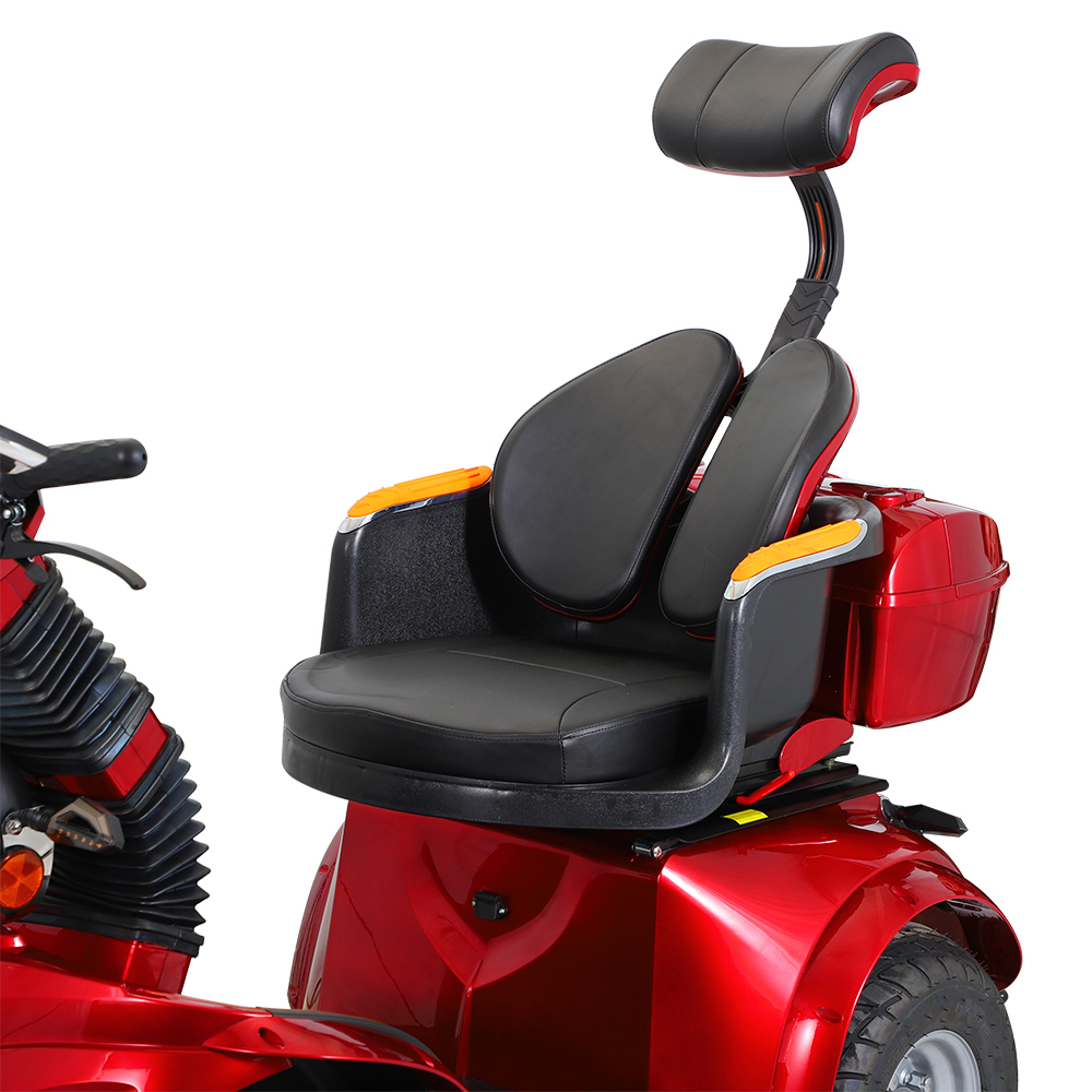 Xspracer DJD-Red 4 Wheels Heavy Duty Mobility Scooter