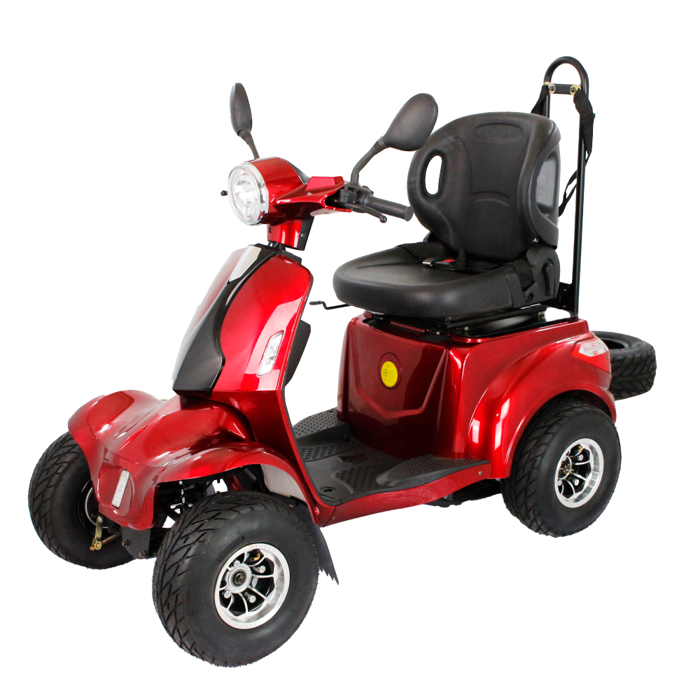 Xspracer AFDD-Red 4 Wheels Heavy Duty Mobility Scooter