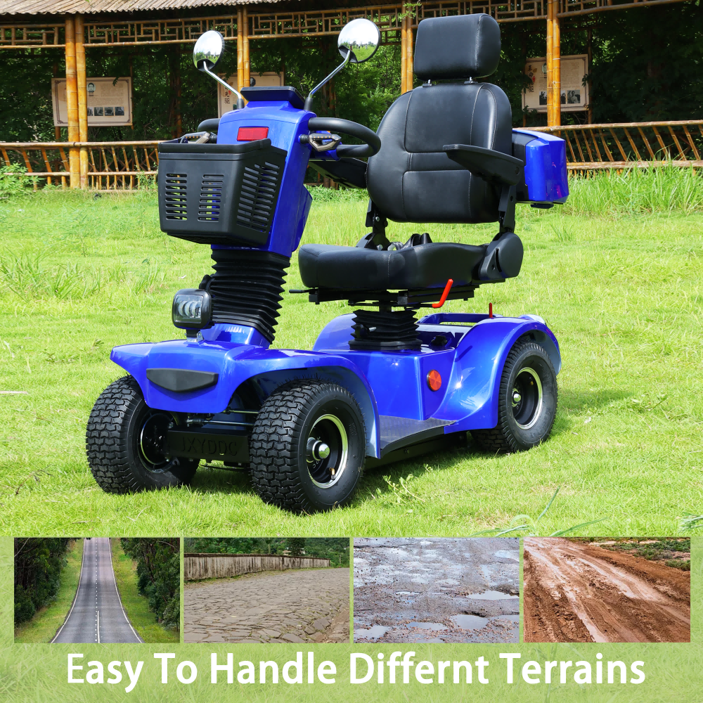 Xspracer BSH-Blue 4 Wheels Heavy Duty Mobility Scooter