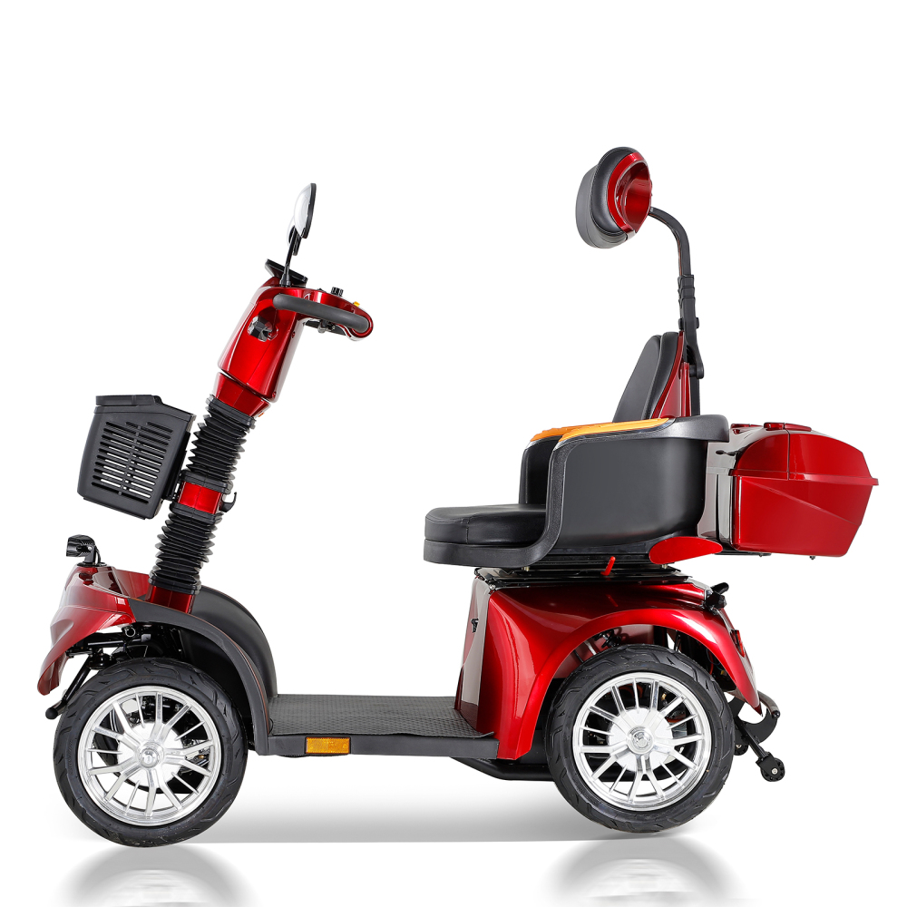 Xspracer DJ2D-Red 4 Wheels Heavy Duty Mobility Scooter