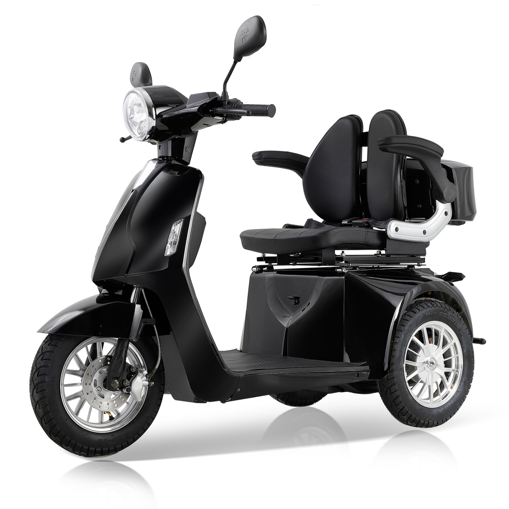 Xspracer AFD2D3L-Black 4 Wheels Heavy Duty Mobility Scooter