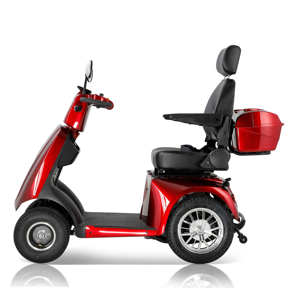 Xspracer JXY5D-Red 4 Wheels Heavy Duty Mobility Scooter
