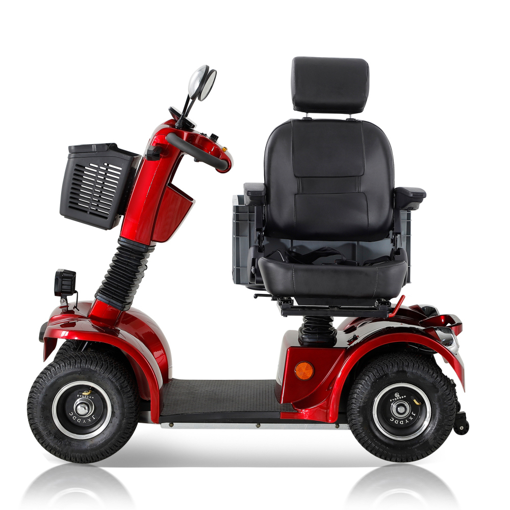 Xspracer BSHC-Red 4 Wheels Heavy Duty Mobility Scooter