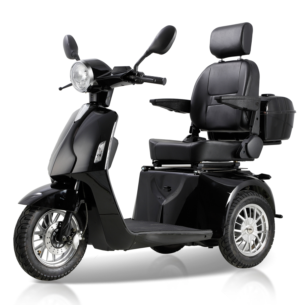 Xspracer AFD3L-Black 4 Wheels Heavy Duty Mobility Scooter
