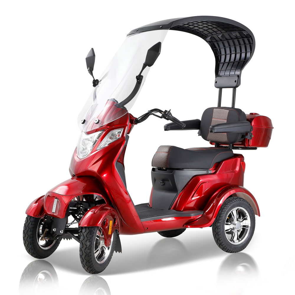Xspracer BULL-Red 4 Wheels Heavy Duty Mobility Scooter