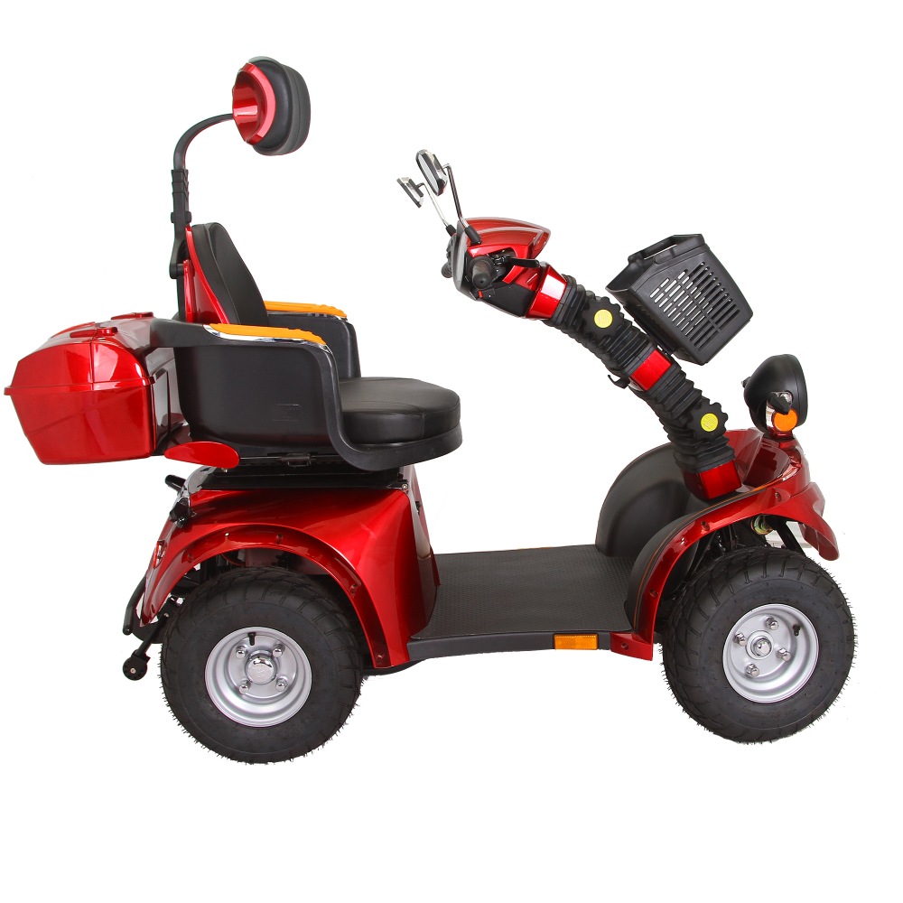 Xspracer DJD-Red 4 Wheels Heavy Duty Mobility Scooter