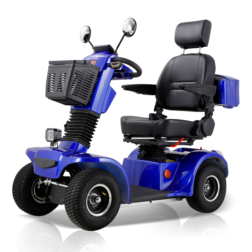 Xspracer BSH-Blue 4 Wheels Heavy Duty Mobility Scooter