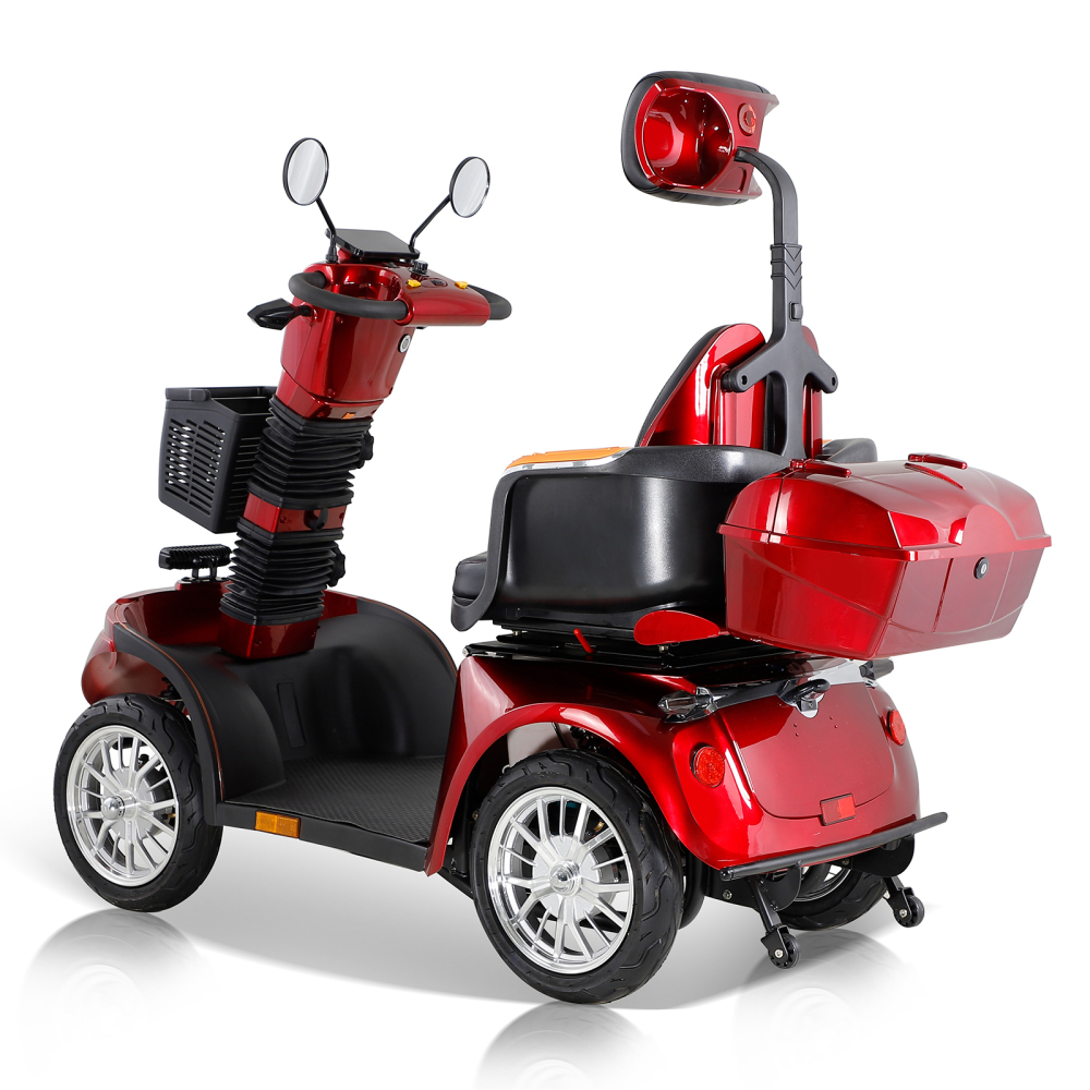 Xspracer DJ2D-Red 4 Wheels Heavy Duty Mobility Scooter