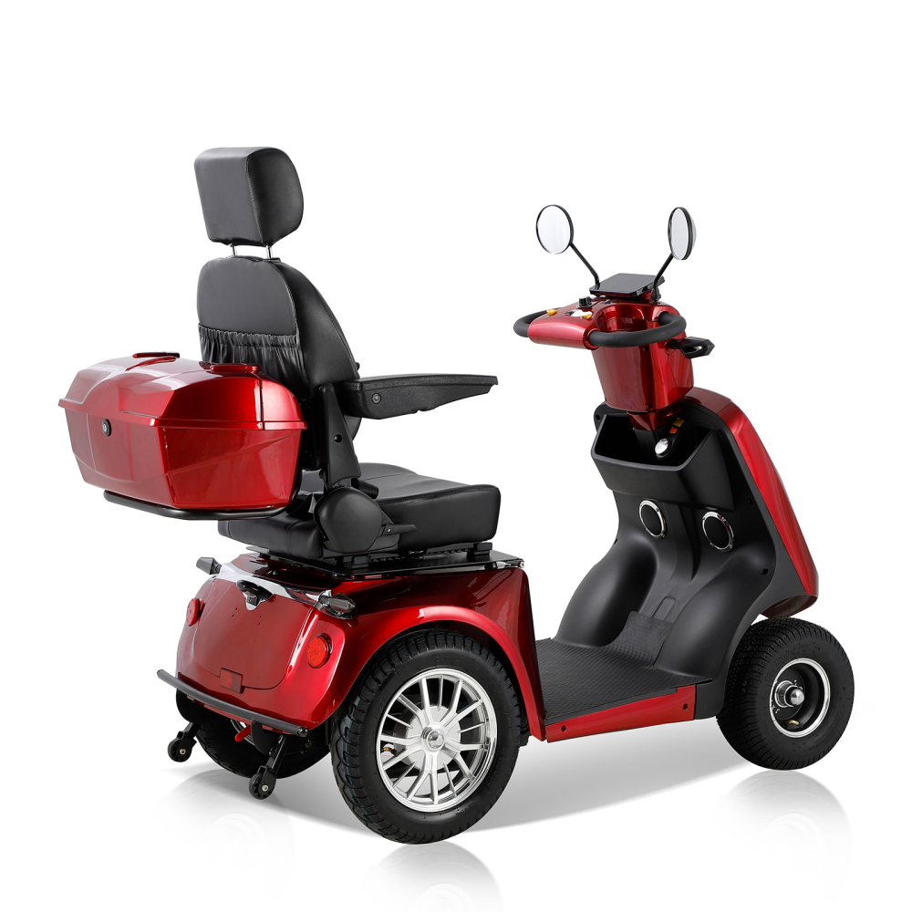 Xspracer JXY5D-Red 4 Wheels Heavy Duty Mobility Scooter