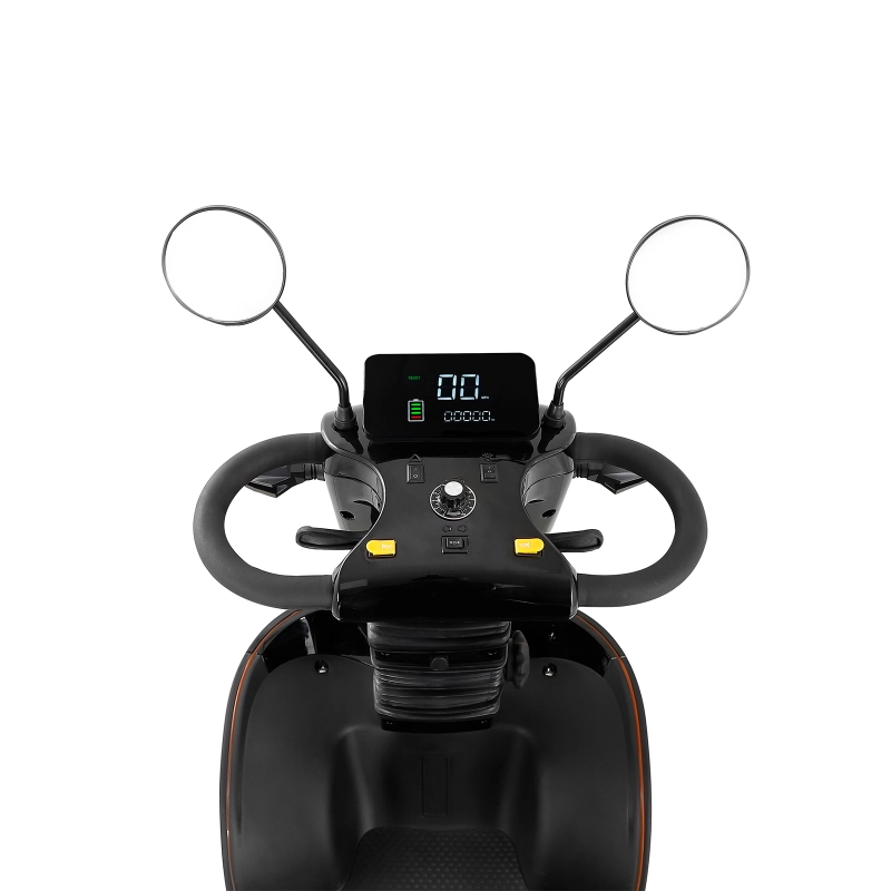 Xspracer DJ2D-Black 4 Wheels Heavy Duty Mobility Scooter