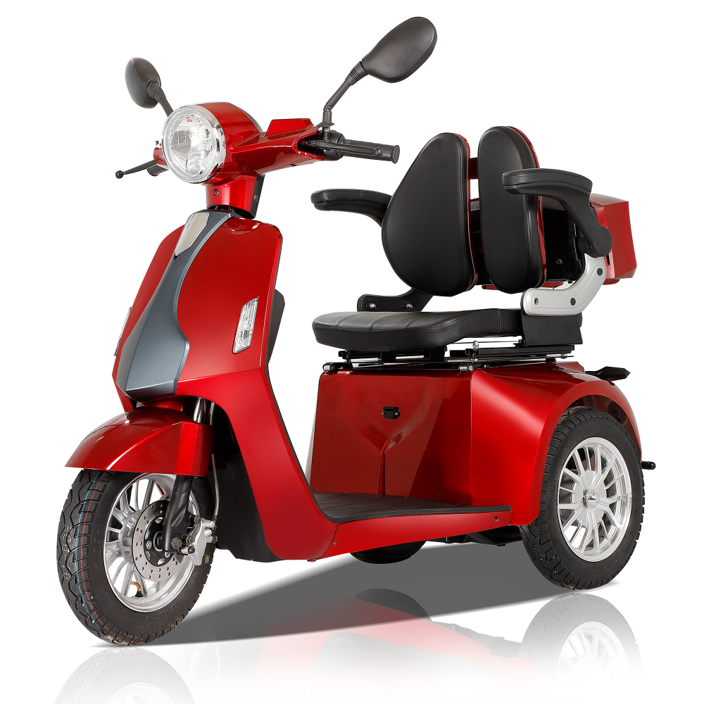 Xspracer AFD2D3L-Red 4 Wheels Heavy Duty Mobility Scooter