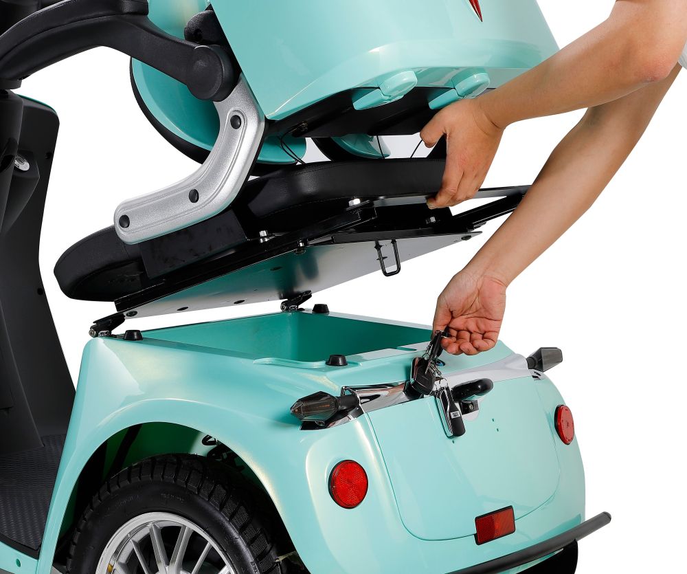 Xspracer AFD4L-Green 4 Wheels Heavy Duty Mobility Scooter