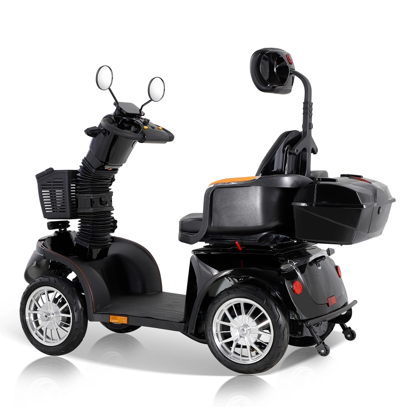 Xspracer DJ2D-Black 4 Wheels Heavy Duty Mobility Scooter