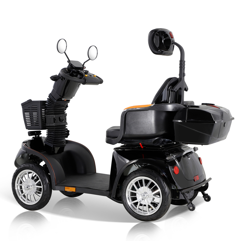 Xspracer DJ2D-Black 4 Wheels Heavy Duty Mobility Scooter