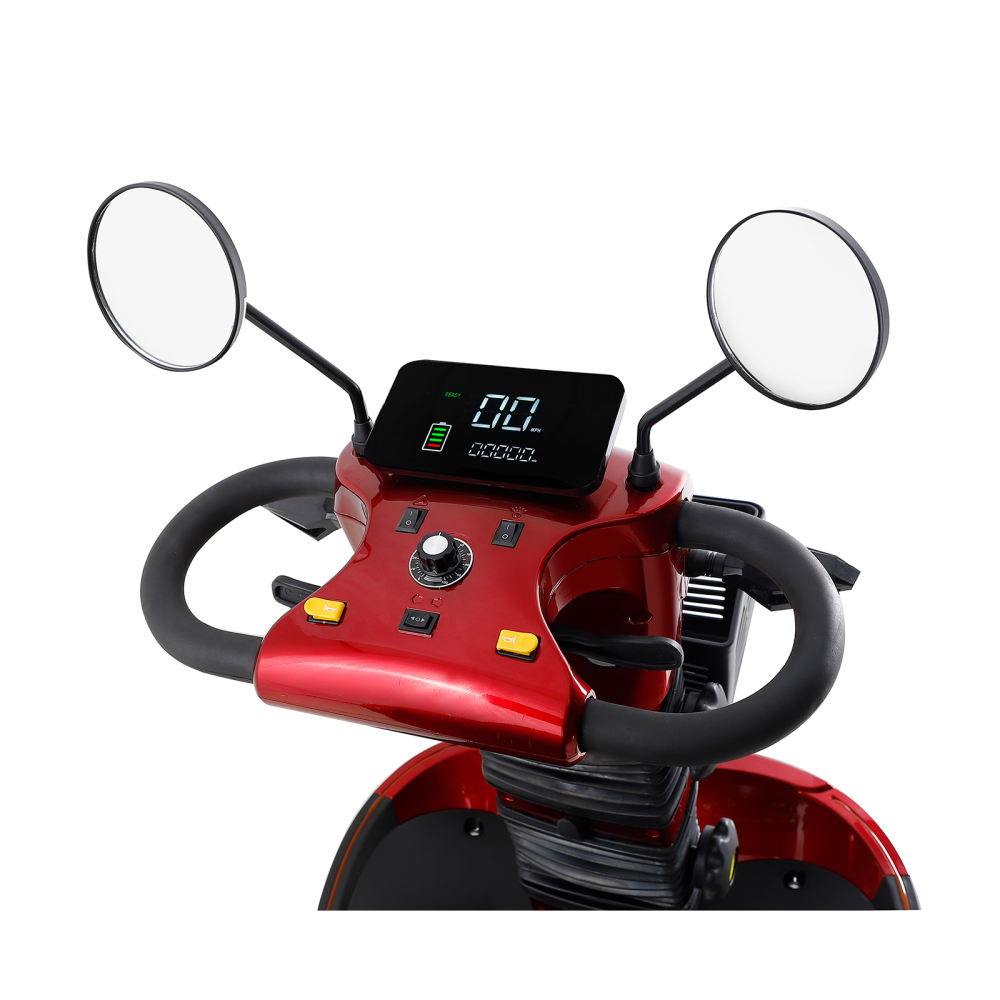 Xspracer DJ2D-Red 4 Wheels Heavy Duty Mobility Scooter