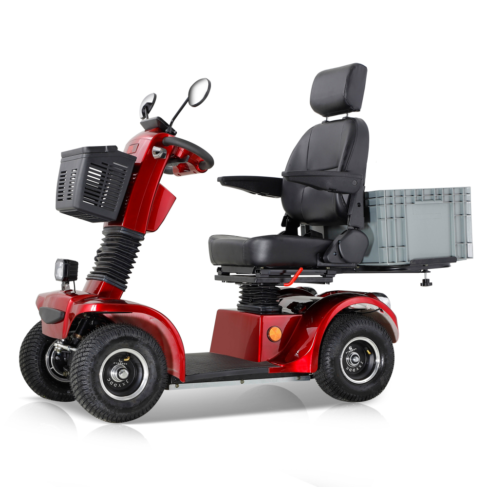 Xspracer BSHC-Red 4 Wheels Heavy Duty Mobility Scooter