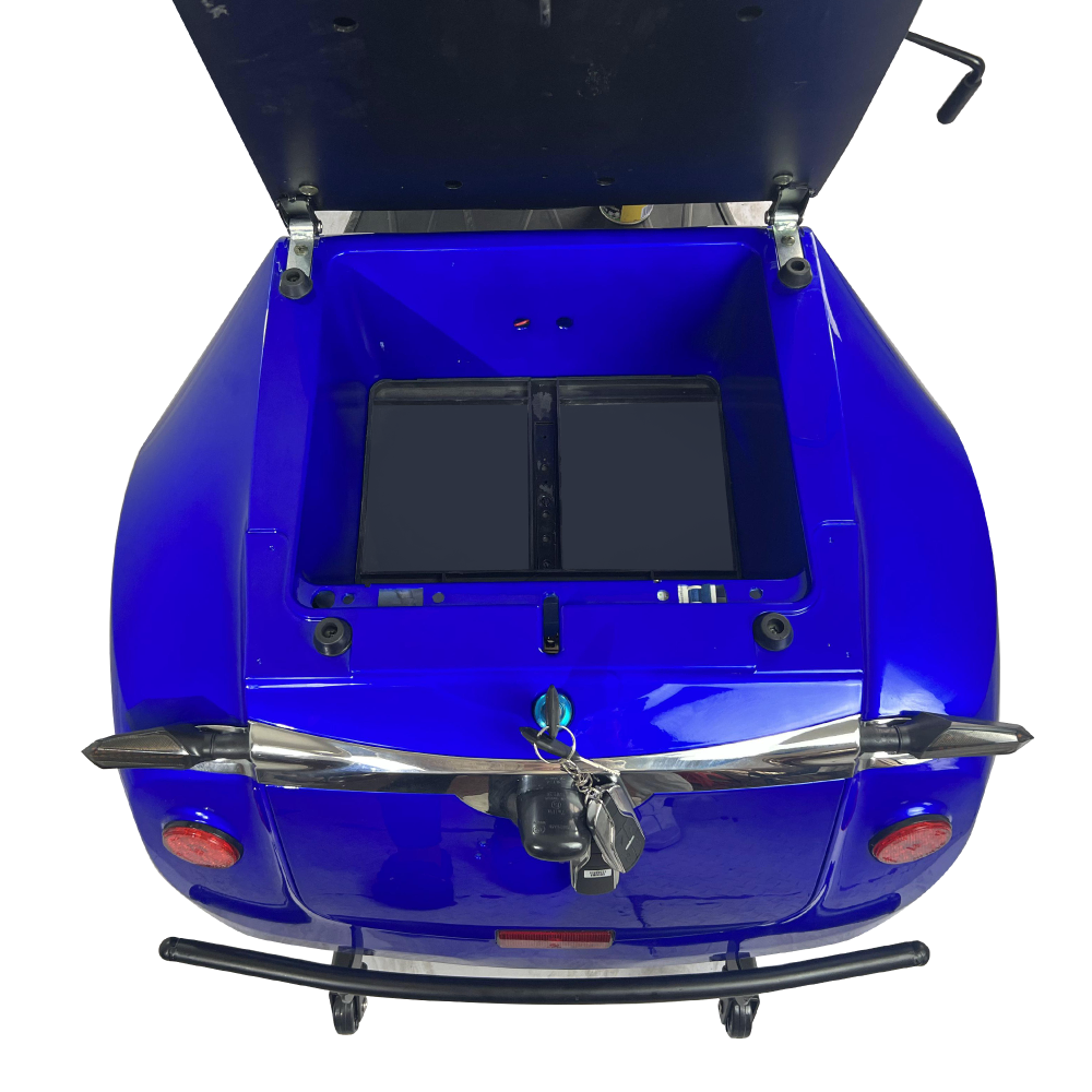Xspracer AFD2D3L-Blue 4 Wheels Heavy Duty Mobility Scooter