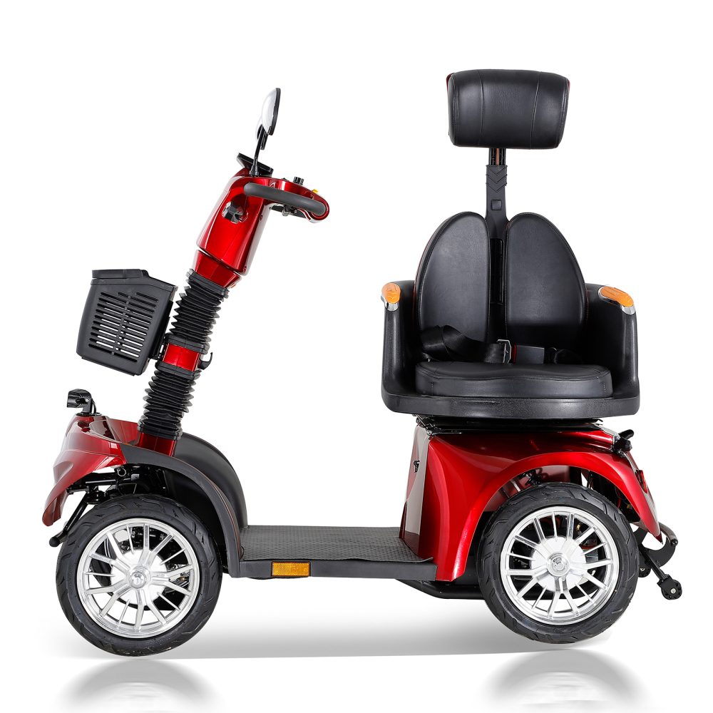 Xspracer DJ2D-Red 4 Wheels Heavy Duty Mobility Scooter