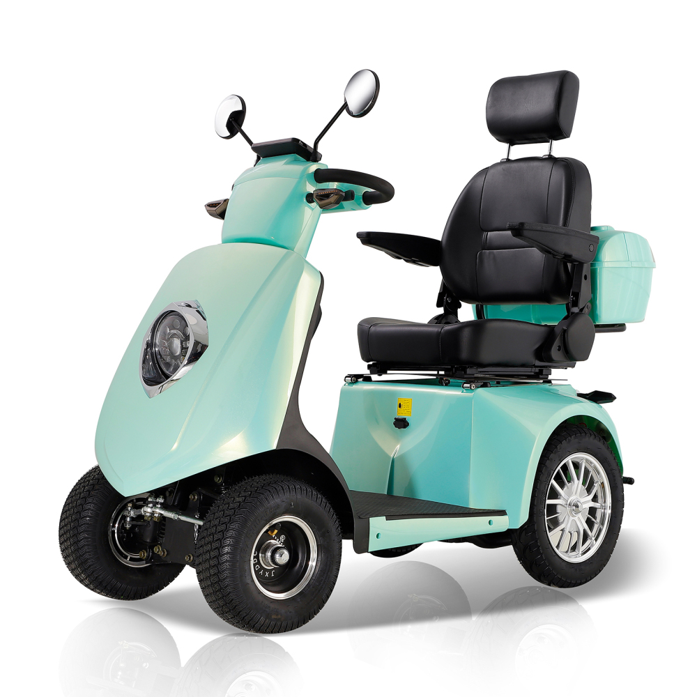 Xspracer JXY5D-Green 4 Wheels Heavy Duty Mobility Scooter