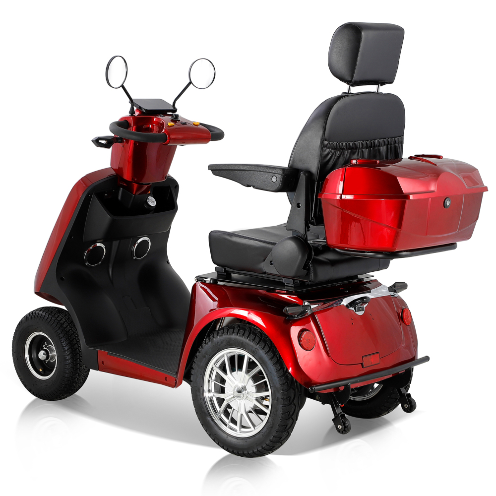 Xspracer JXY5D-Red 4 Wheels Heavy Duty Mobility Scooter