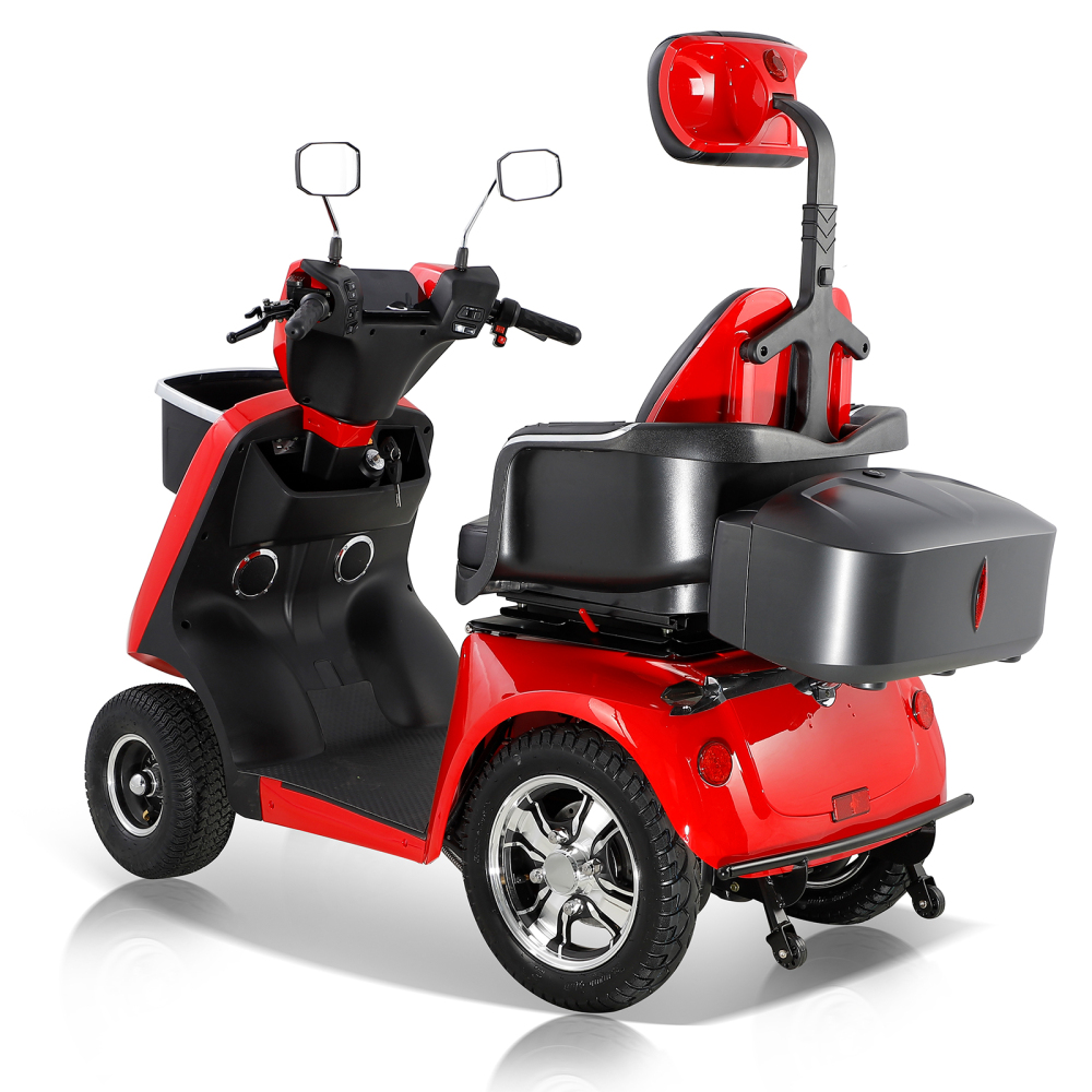 Xspracer JXY4D-Red 4 Wheels Heavy Duty Mobility Scooter