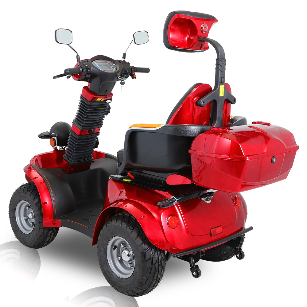 Xspracer DJD-Red 4 Wheels Heavy Duty Mobility Scooter