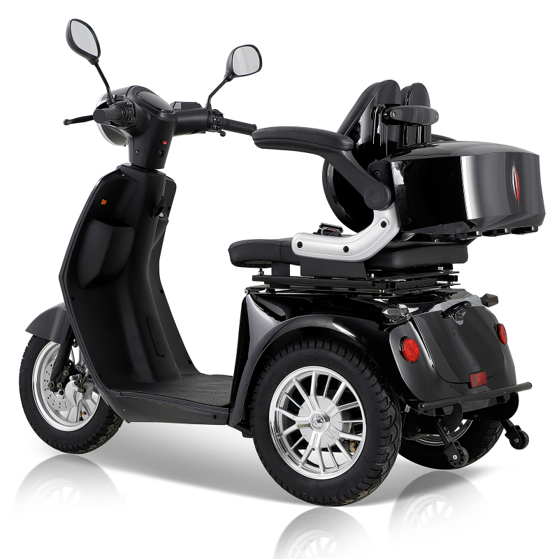 Xspracer AFD2D3L-Black 4 Wheels Heavy Duty Mobility Scooter