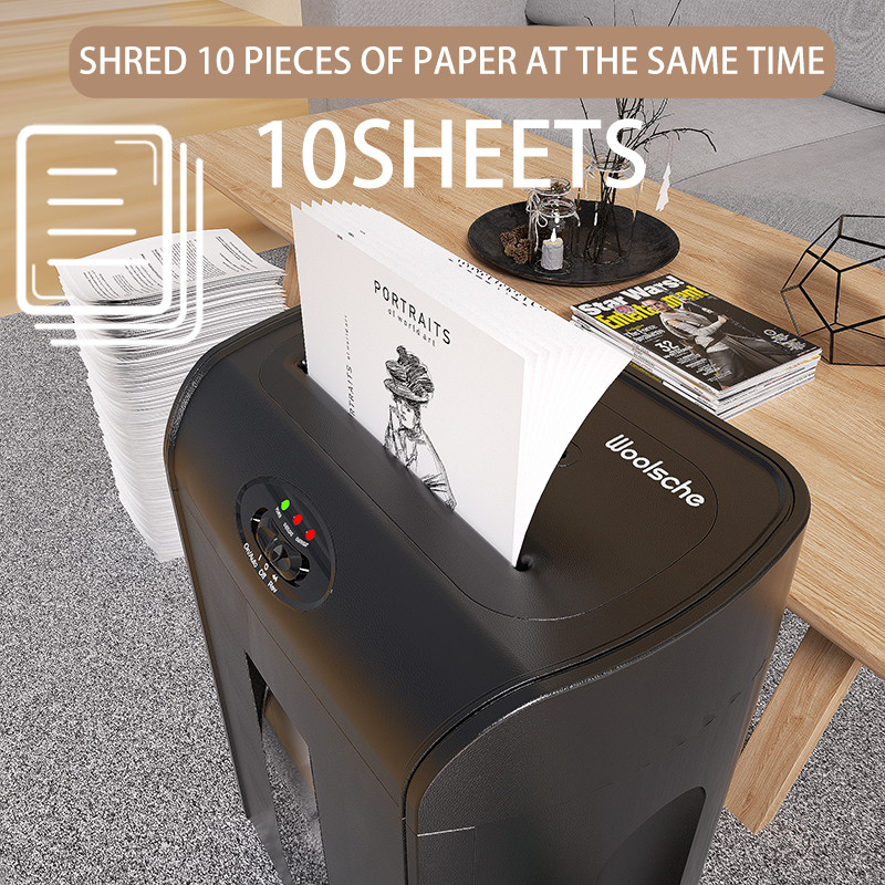 10-Sheet Micro-cut Paper Shredder