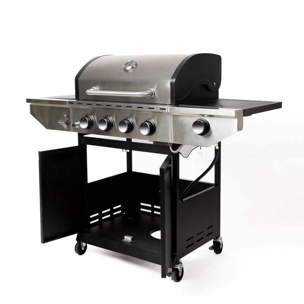 Xspracer 18-in W 4-Burner Stainless Steel Propane Gas Grill