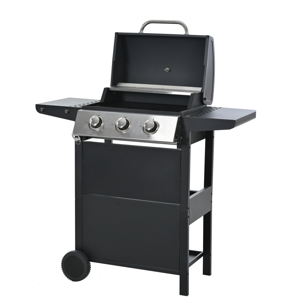 Xspracer 13-in W 3-Burner Stainless Steel Propane Gas Grill